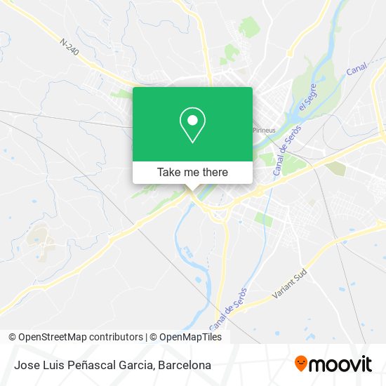 Jose Luis Peñascal Garcia map