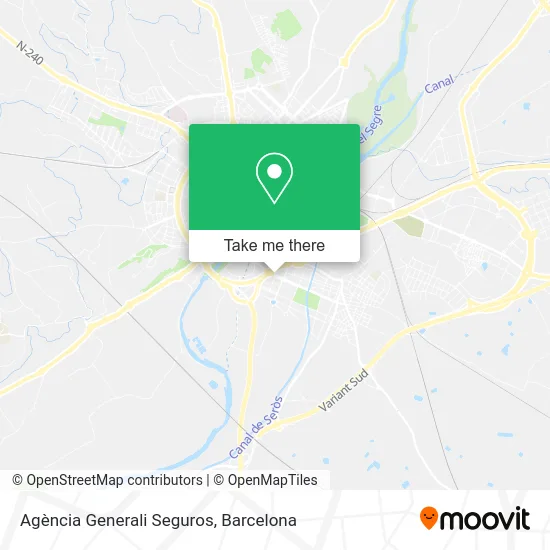 Agència Generali Seguros map