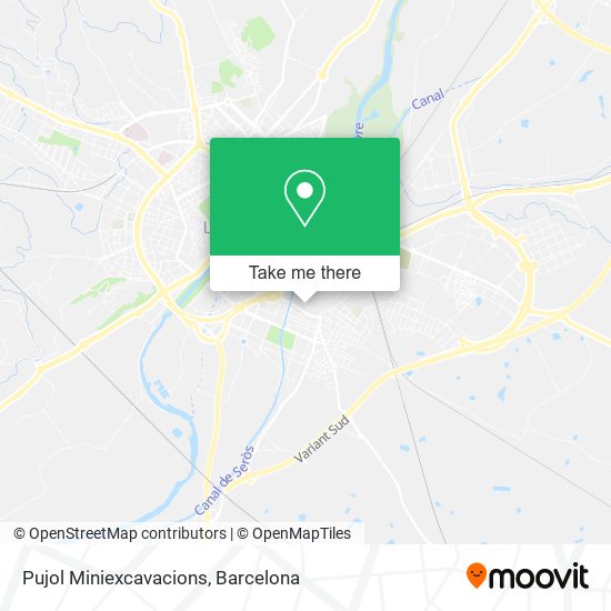 Pujol Miniexcavacions map