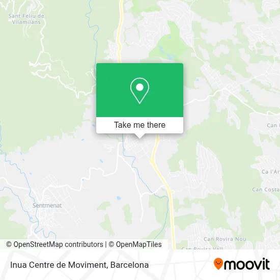 Inua Centre de Moviment map