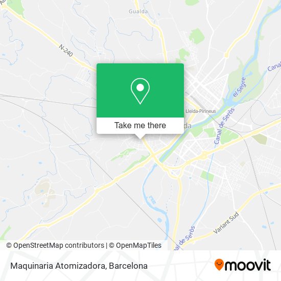 Maquinaria Atomizadora map