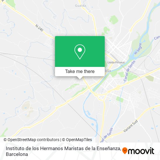 Instituto de los Hermanos Maristas de la Enseñanza map
