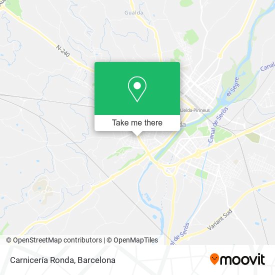 Carnicería Ronda map