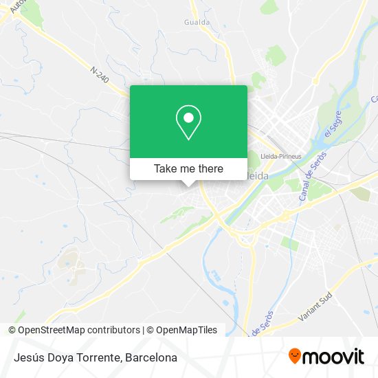 Jesús Doya Torrente map