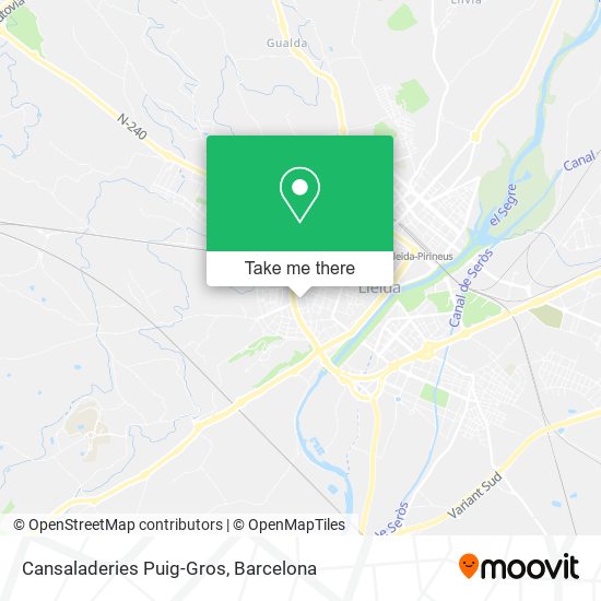 Cansaladeries Puig-Gros map