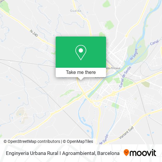 Enginyeria Urbana Rural I Agroambiental map