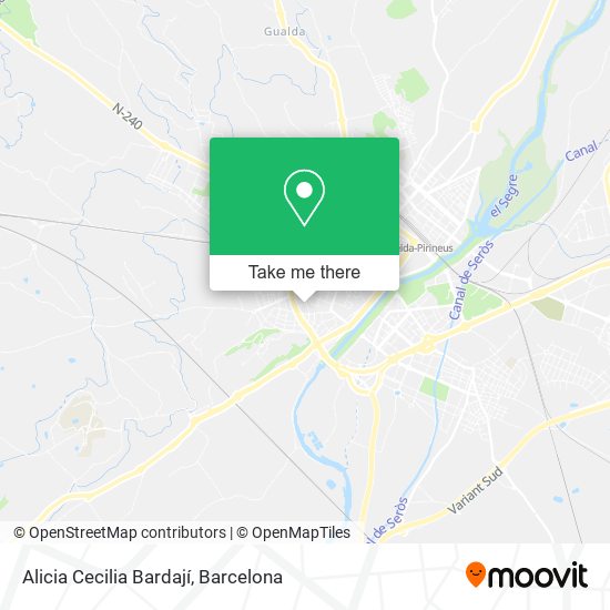 Alicia Cecilia Bardají map