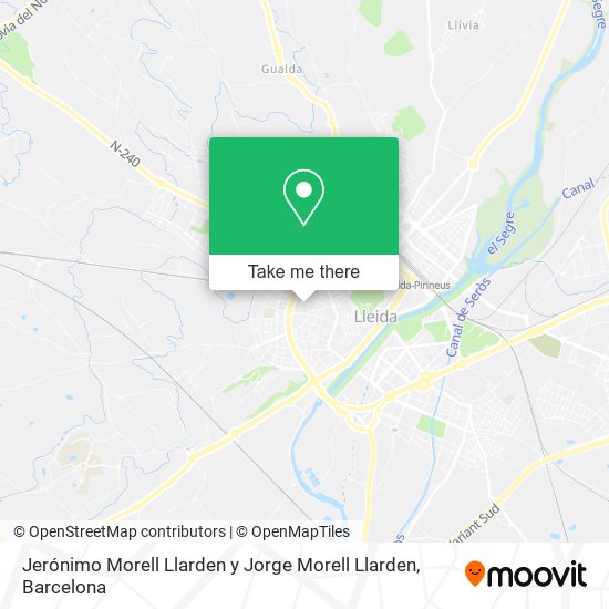 Jerónimo Morell Llarden y Jorge Morell Llarden map