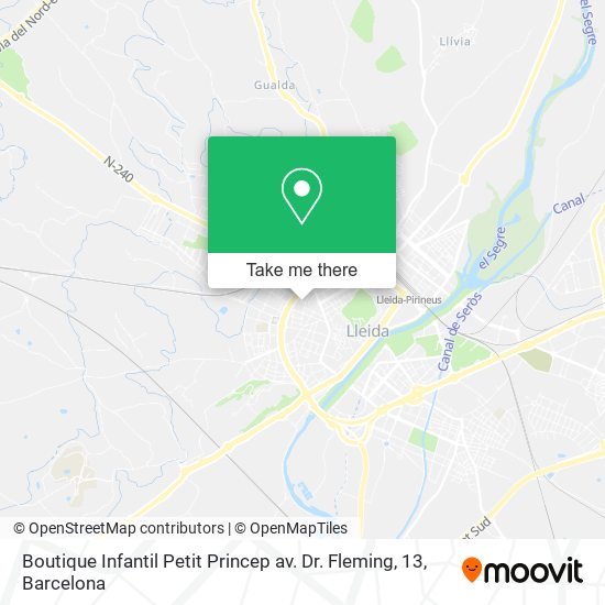 Boutique Infantil Petit Princep av. Dr. Fleming, 13 map