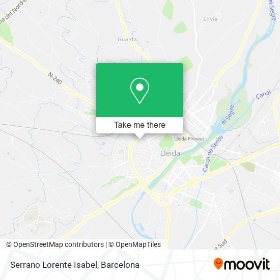 Serrano Lorente Isabel map