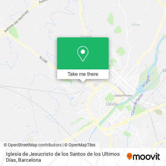 Iglesia de Jesucristo de los Santos de los Ultimos Días map