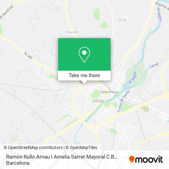 Ramón Rullo Arnau I Amelia Sarret Mayoral C.B. map