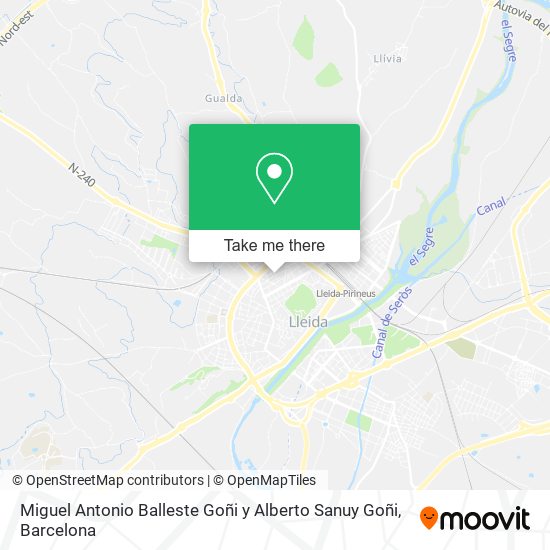 Miguel Antonio Balleste Goñi y Alberto Sanuy Goñi map