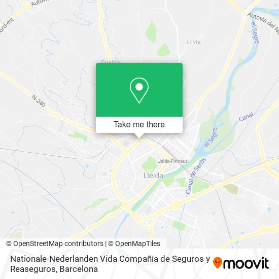 Nationale-Nederlanden Vida Compañía de Seguros y Reaseguros map