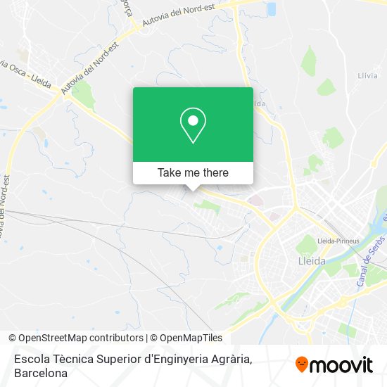 Escola Tècnica Superior d'Enginyeria Agrària map