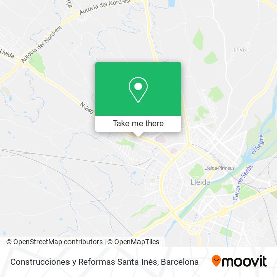Construcciones y Reformas Santa Inés map