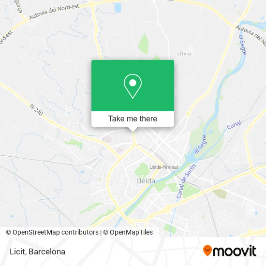 Licit map