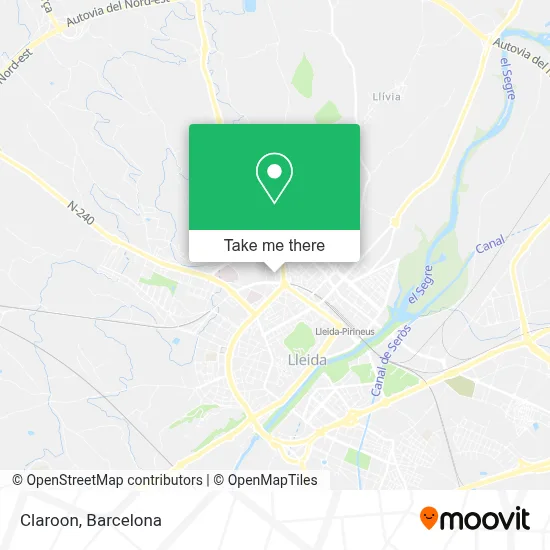 Claroon map