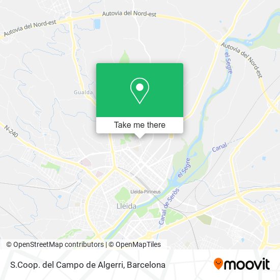 S.Coop. del Campo de Algerri map