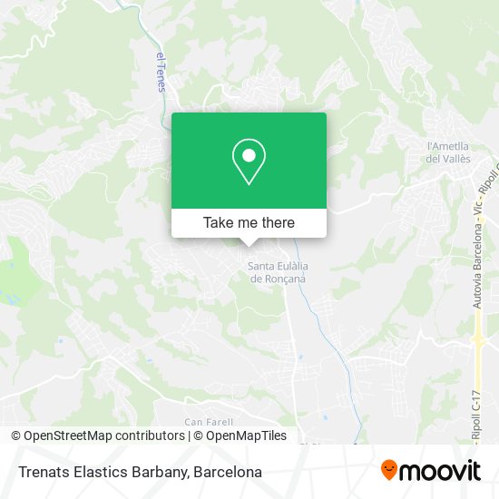 Trenats Elastics Barbany map