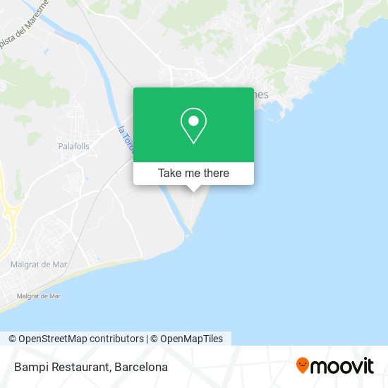 Bampi Restaurant map