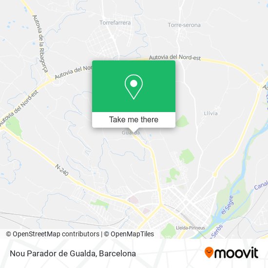 Nou Parador de Gualda map