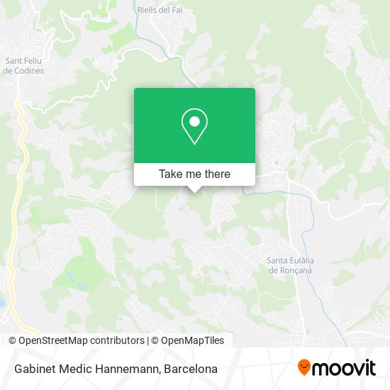 Gabinet Medic Hannemann map