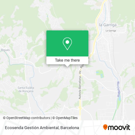 mapa Ecosenda Gestión Ambiental