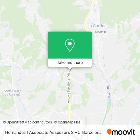 Hernández I Associats Assessors S.P.C map