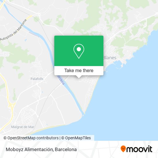 Moboyz Alimentación map