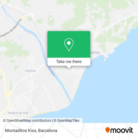 Montaditos Kiss map