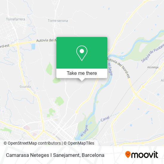 Camarasa Neteges I Sanejament map
