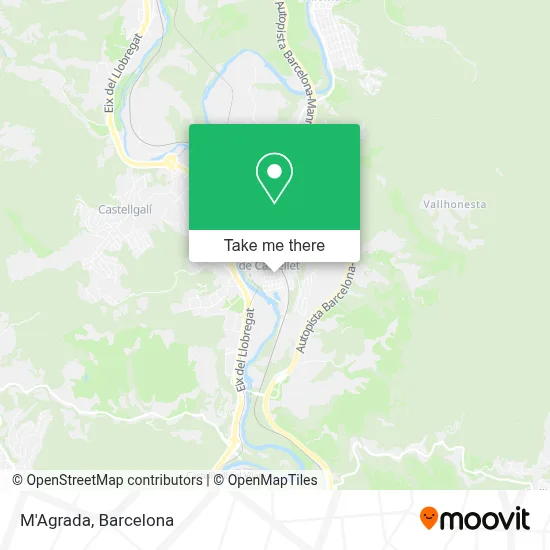 M'Agrada map
