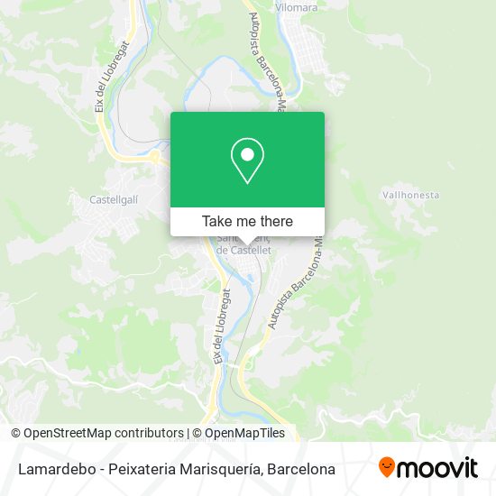 Lamardebo - Peixateria Marisquería map