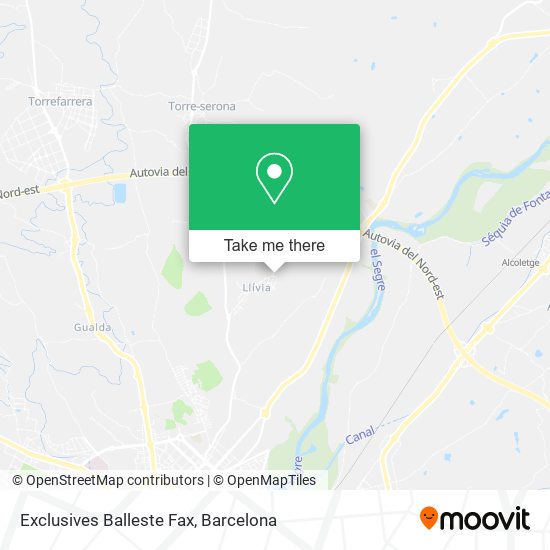 Exclusives Balleste Fax map