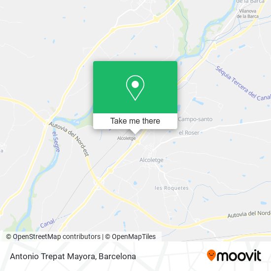 Antonio Trepat Mayora map