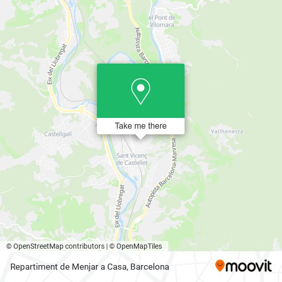 Repartiment de Menjar a Casa map