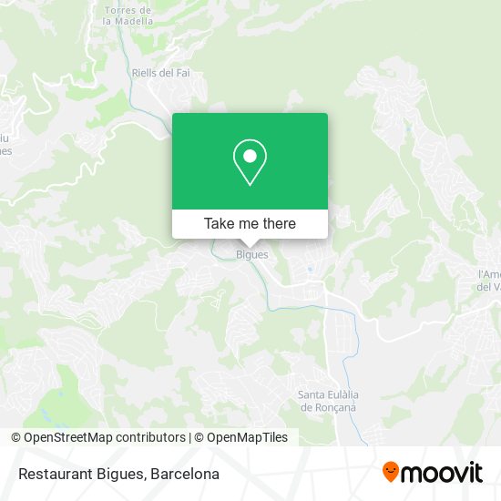 Restaurant Bigues map