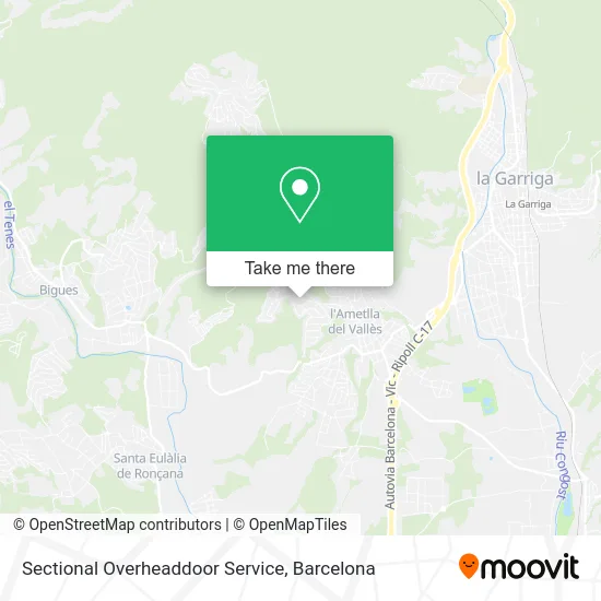 Sectional Overheaddoor Service map