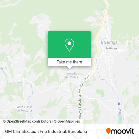 GM Climatización Frio Industrial map