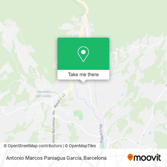 Antonio Marcos Paniagua García map