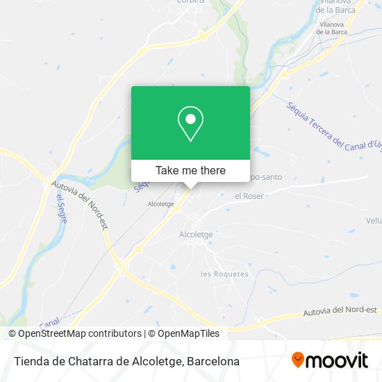 Tienda de Chatarra de Alcoletge map