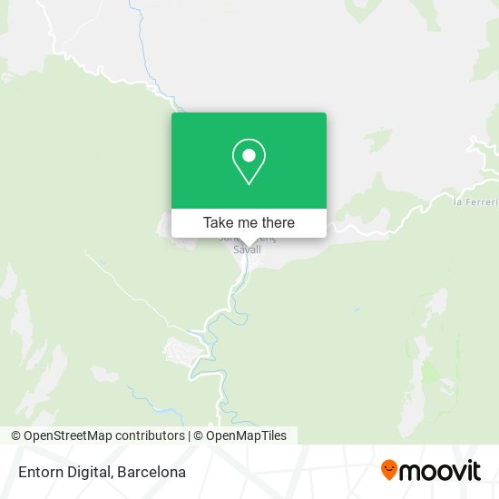 Entorn Digital map