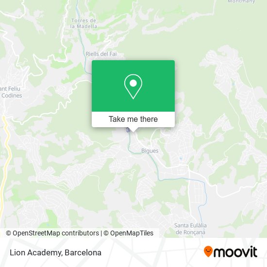 Lion Academy map