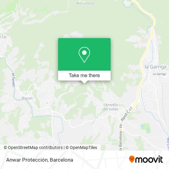 Anwar Protección map