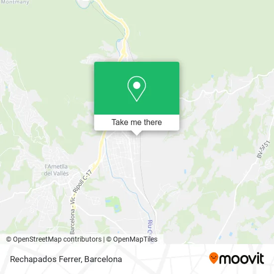 Rechapados Ferrer map