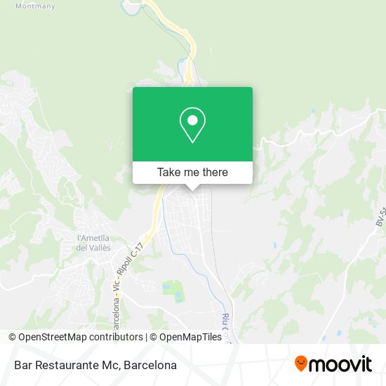 Bar Restaurante Mc map