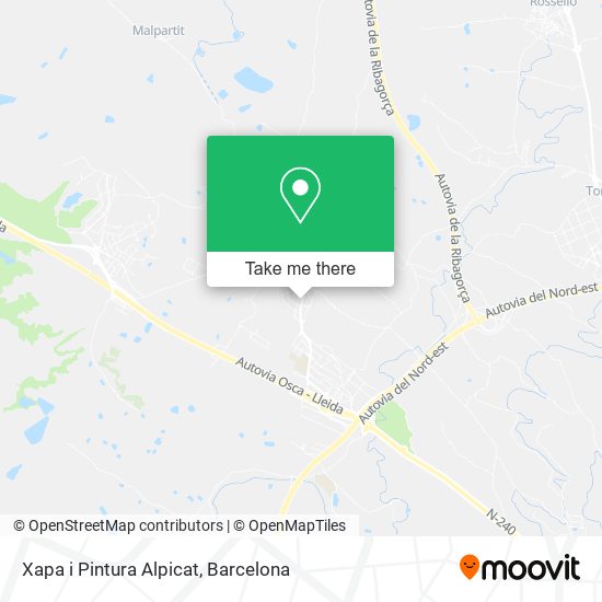Xapa i Pintura Alpicat map