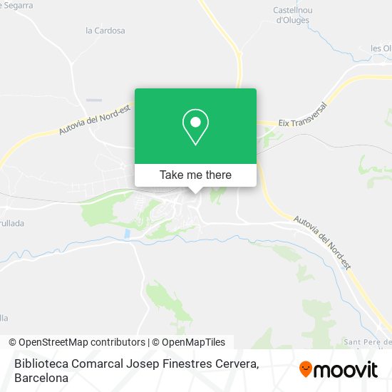 Biblioteca Comarcal Josep Finestres Cervera map