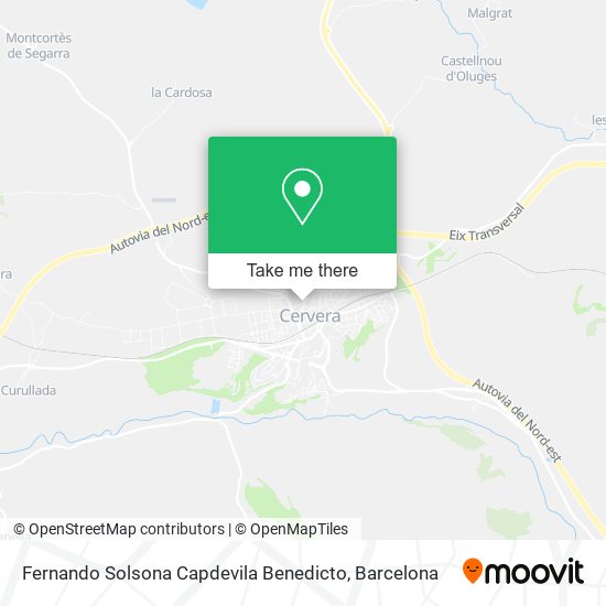 Fernando Solsona Capdevila Benedicto map